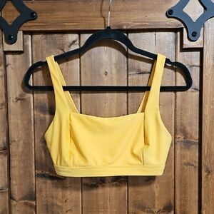 Body Glove Smoothie Alison Yellow Bikini Top Swimsuit Size Medium